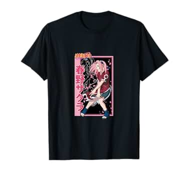 Amazon.com: Naruto Sakura Haruno T-Shirt : Clothing, Shoes